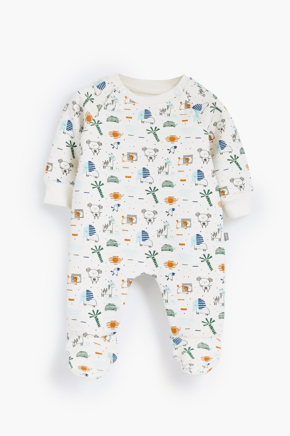 Rouned printed Romper