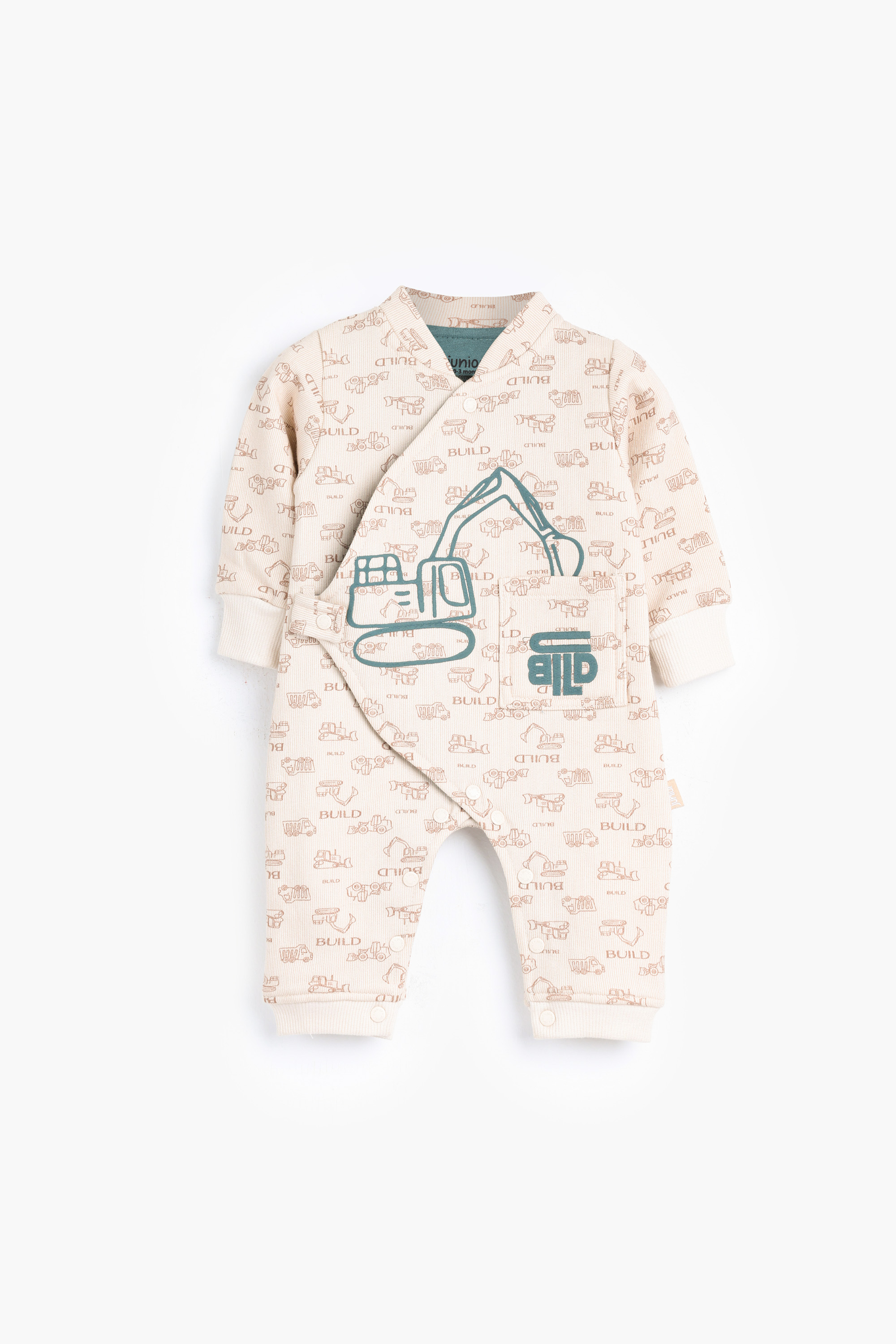 Rouned printed Romper