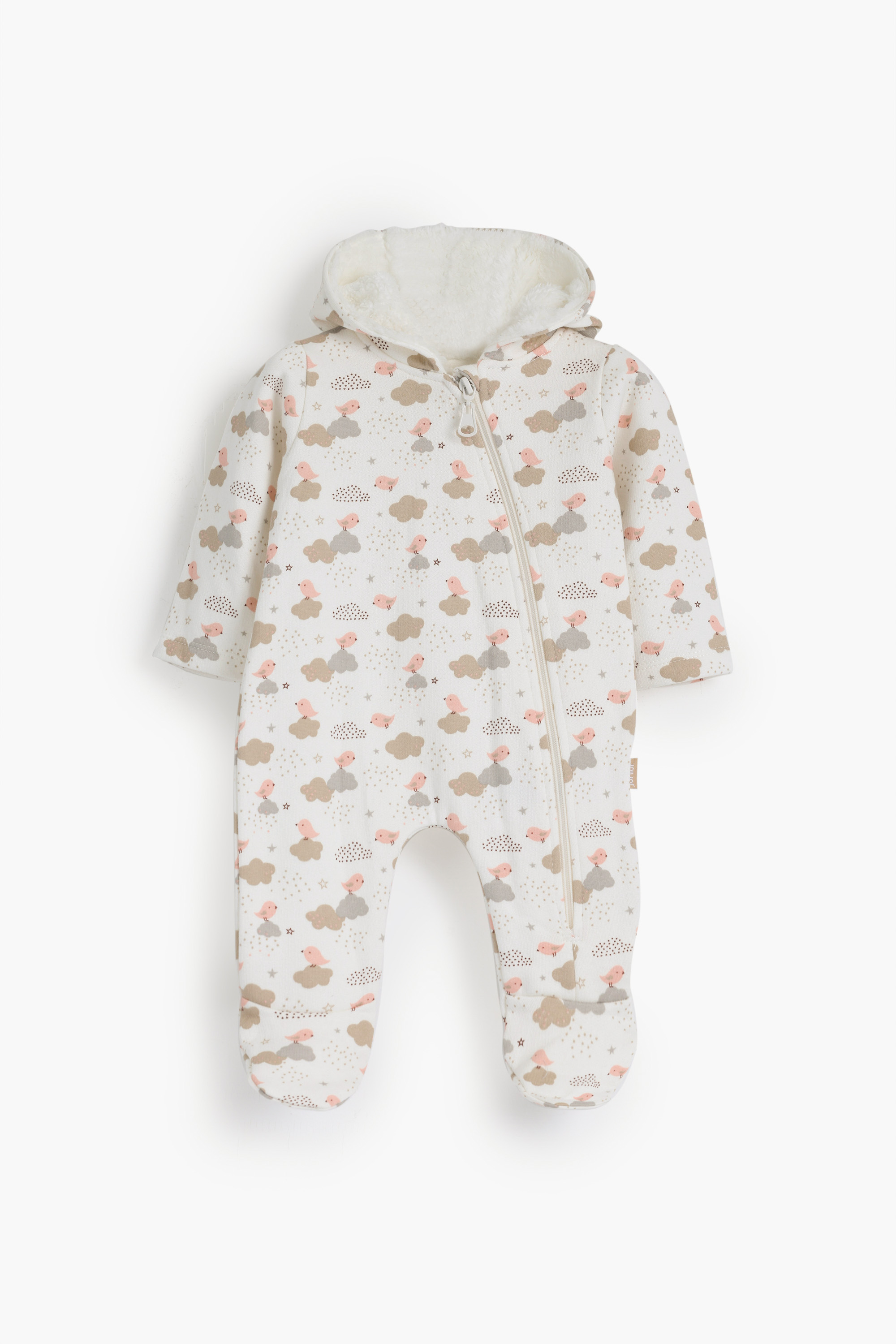 Hooded Printed Romper