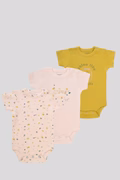 Printed Bodysuit Pack Of 3