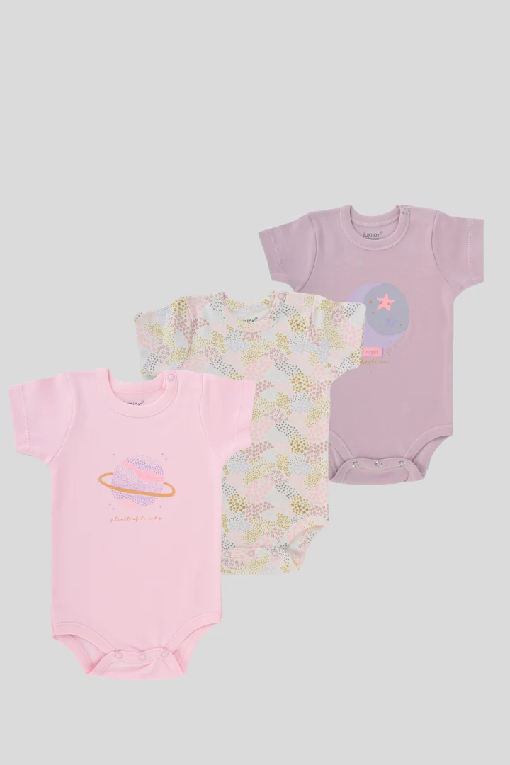 Printed Bodysuit Pack Of 3