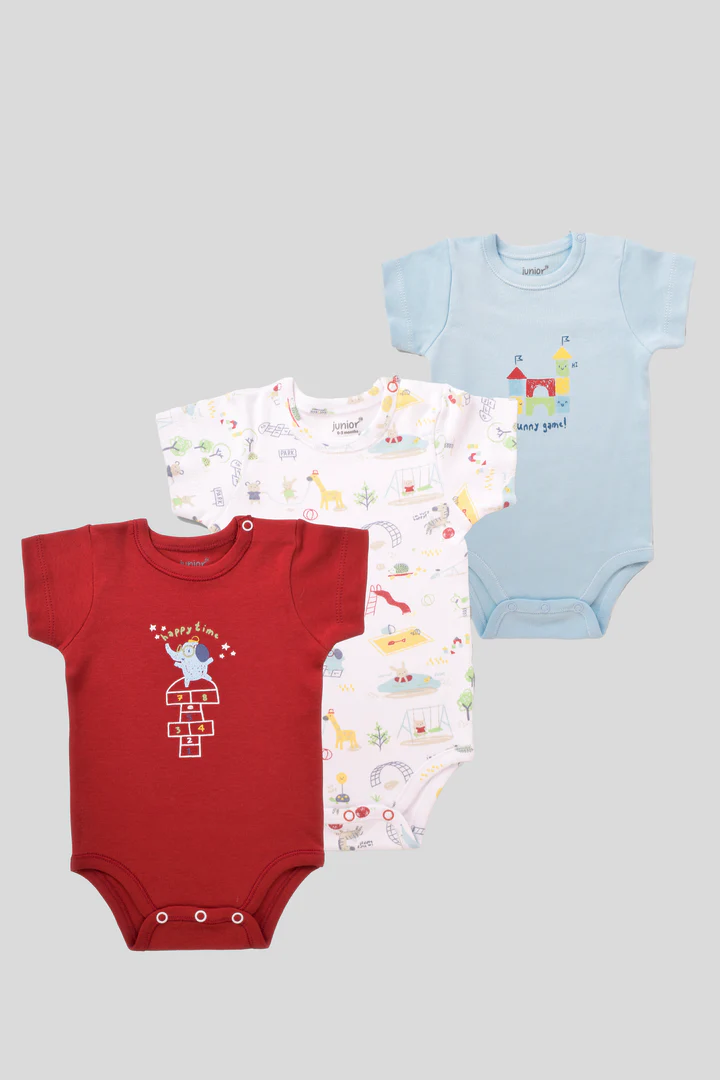 Printed Bodysuit Pack Of 3