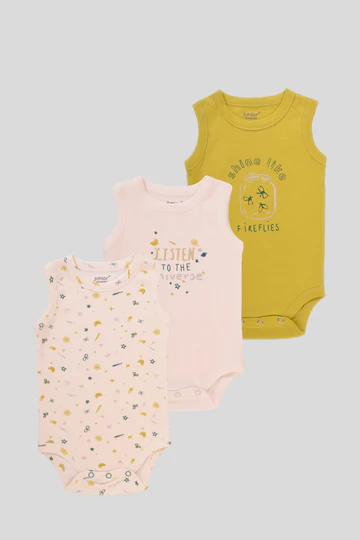 Baby Bodysuit Pack Of 3