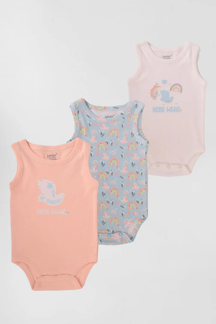 Baby Bodysuit Pack Of 3