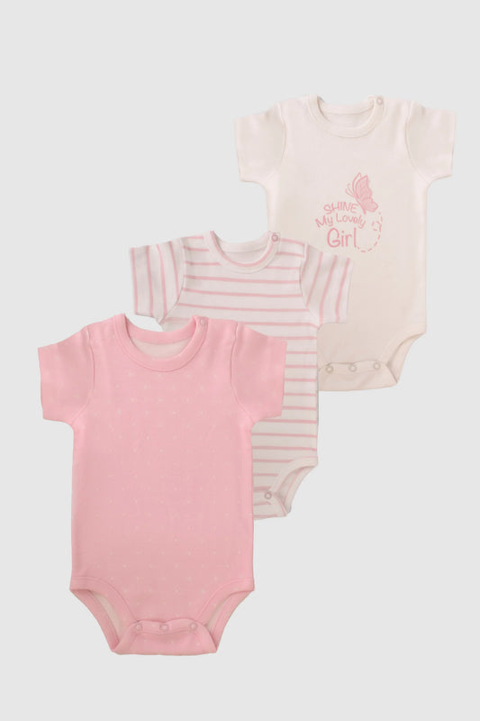 Printed Bodysuit Pack Of 3