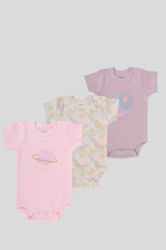 Printed Bodysuit Pack Of 3