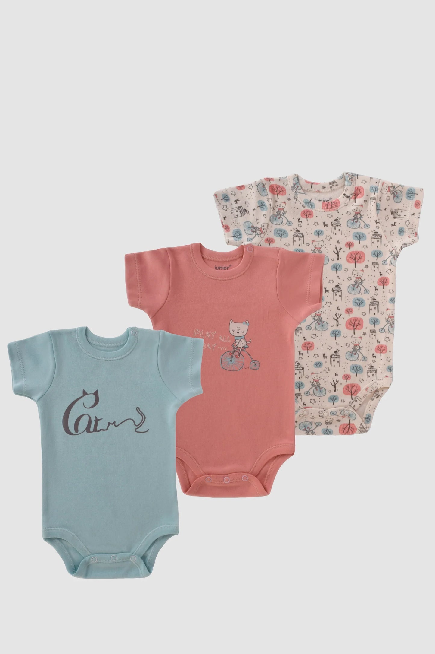 Printed Bodysuit Pack Of 3