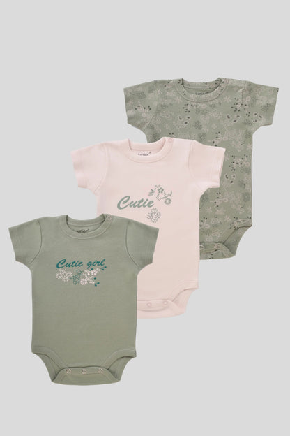 Printed Bodysuit Pack Of 3