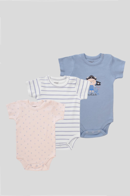 Printed Bodysuit Pack Of 3