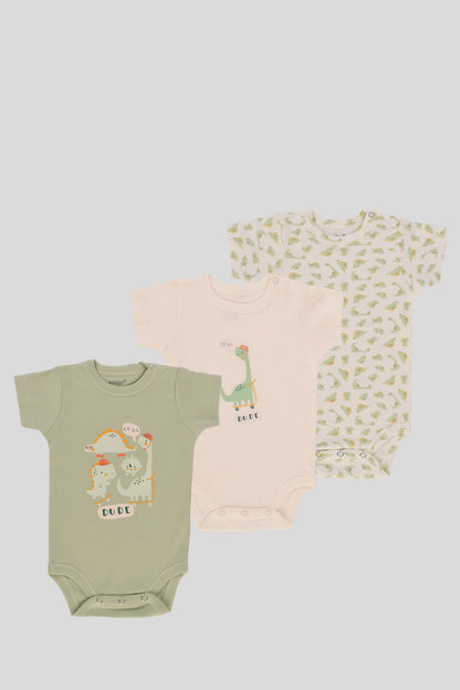Printed Bodysuit Pack Of 3