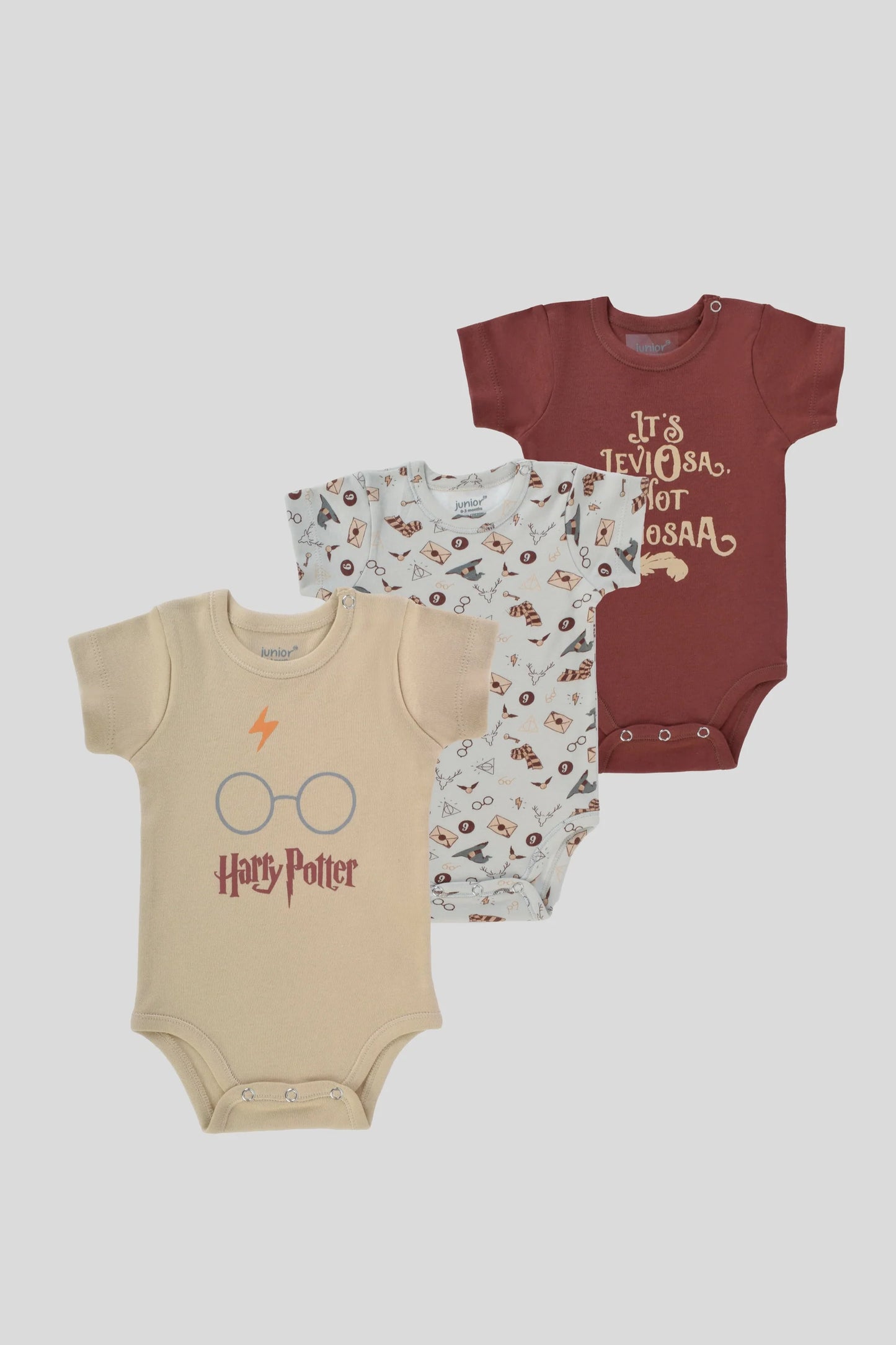 Printed Bodysuit Pack Of 3