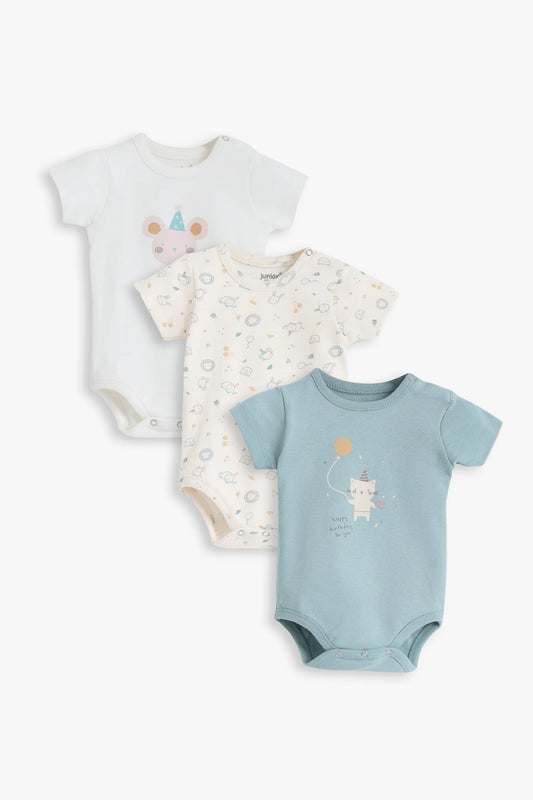Printed Bodysuit Pack Of 3