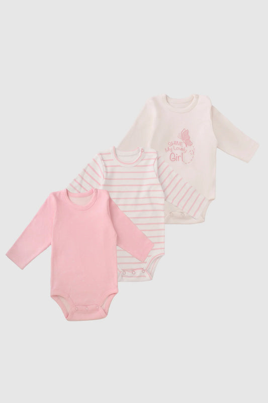 Printed Bodysuit Pack Of 3