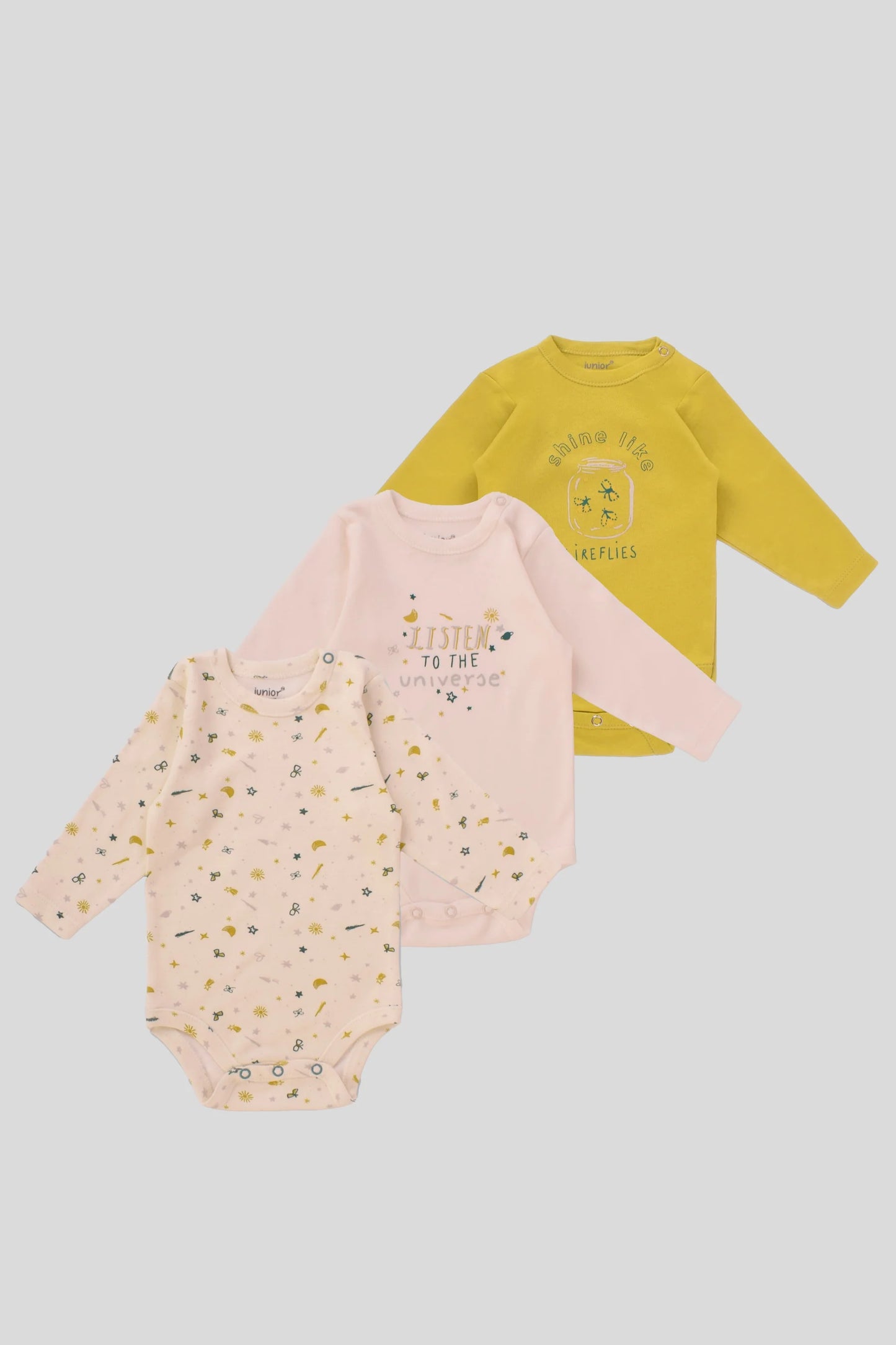 Printed Bodysuit Pack Of 3