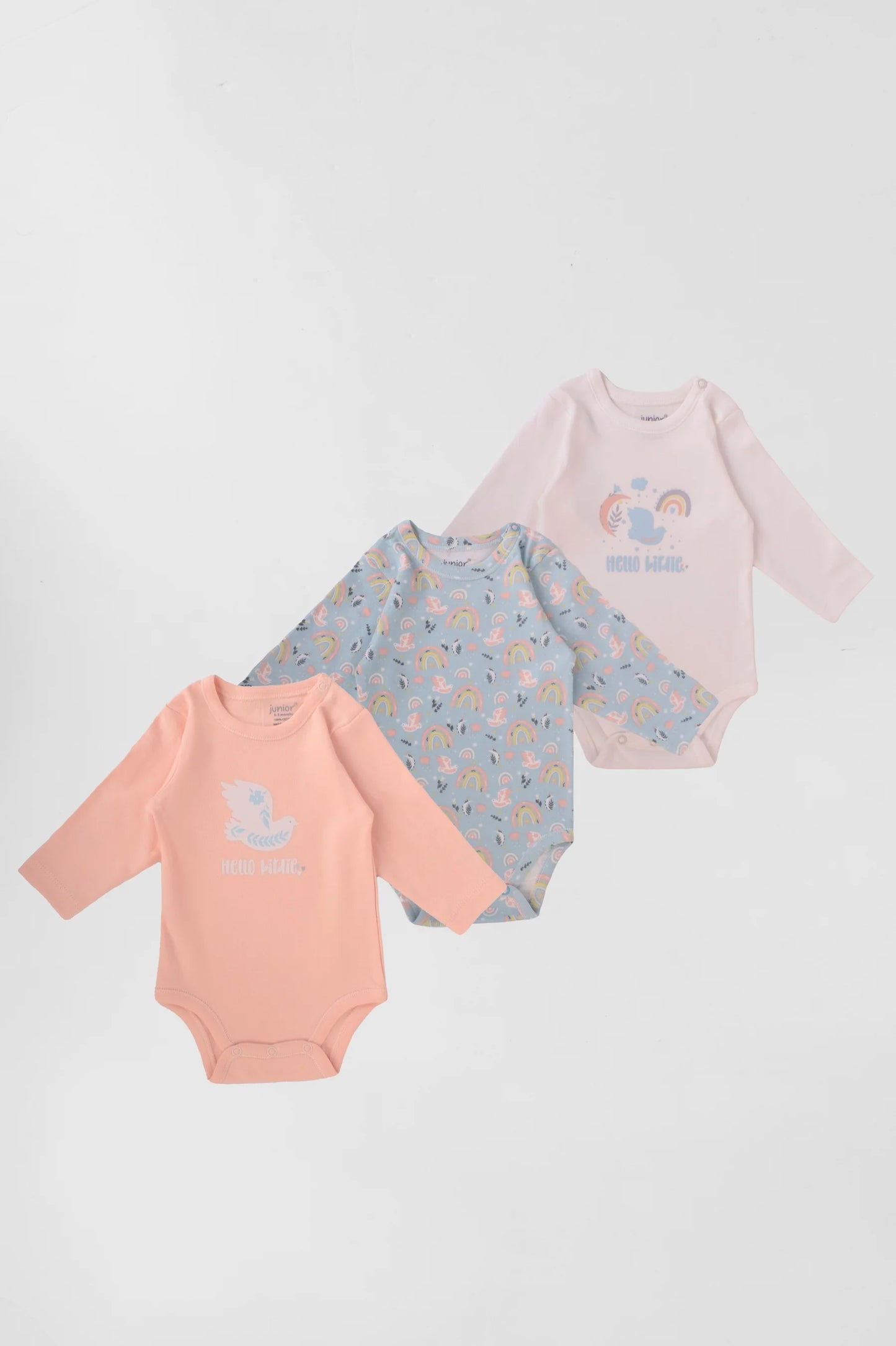 Printed Bodysuit Pack Of 3