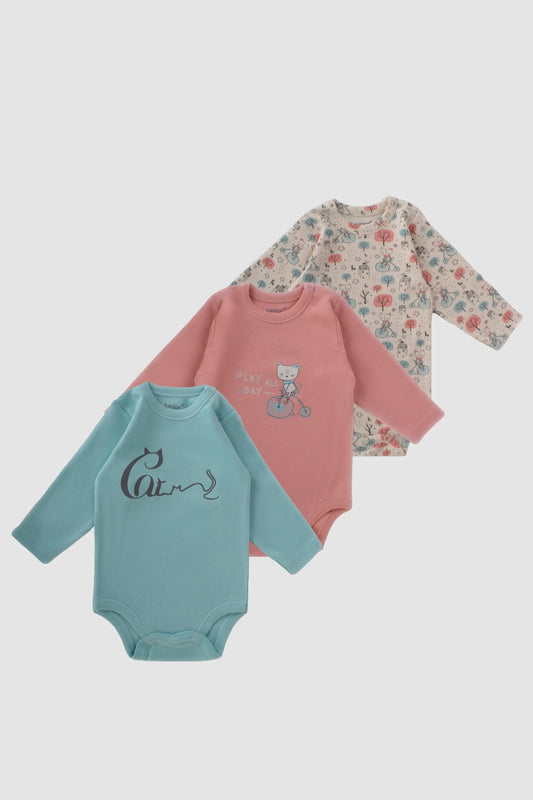 Printed Bodysuit Pack Of 3