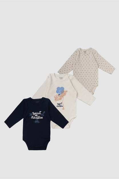 Printed Bodysuit Pack Of 3