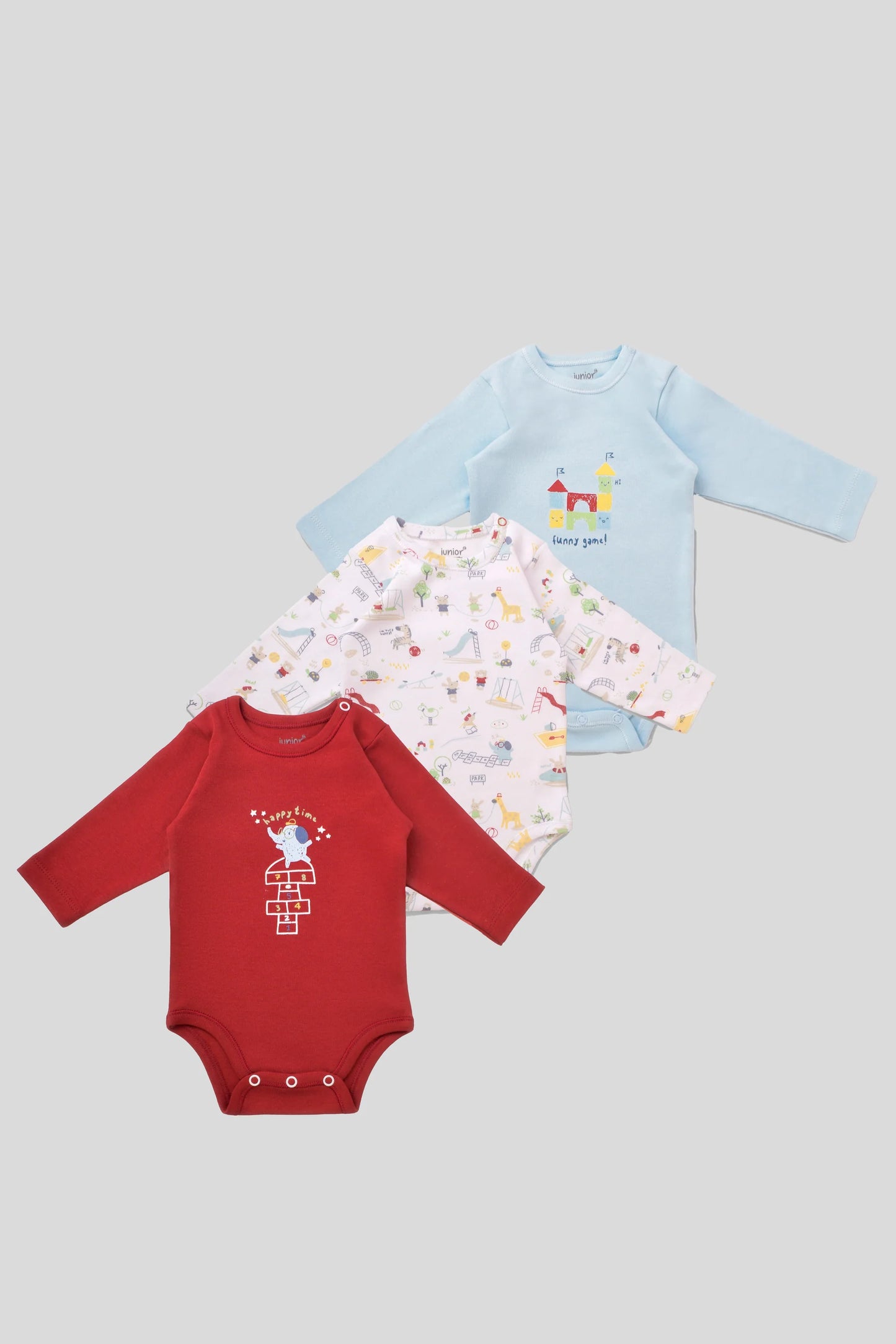 Printed Bodysuit Pack Of 3