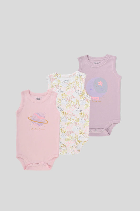Printed Bodysuit Pack Of 3