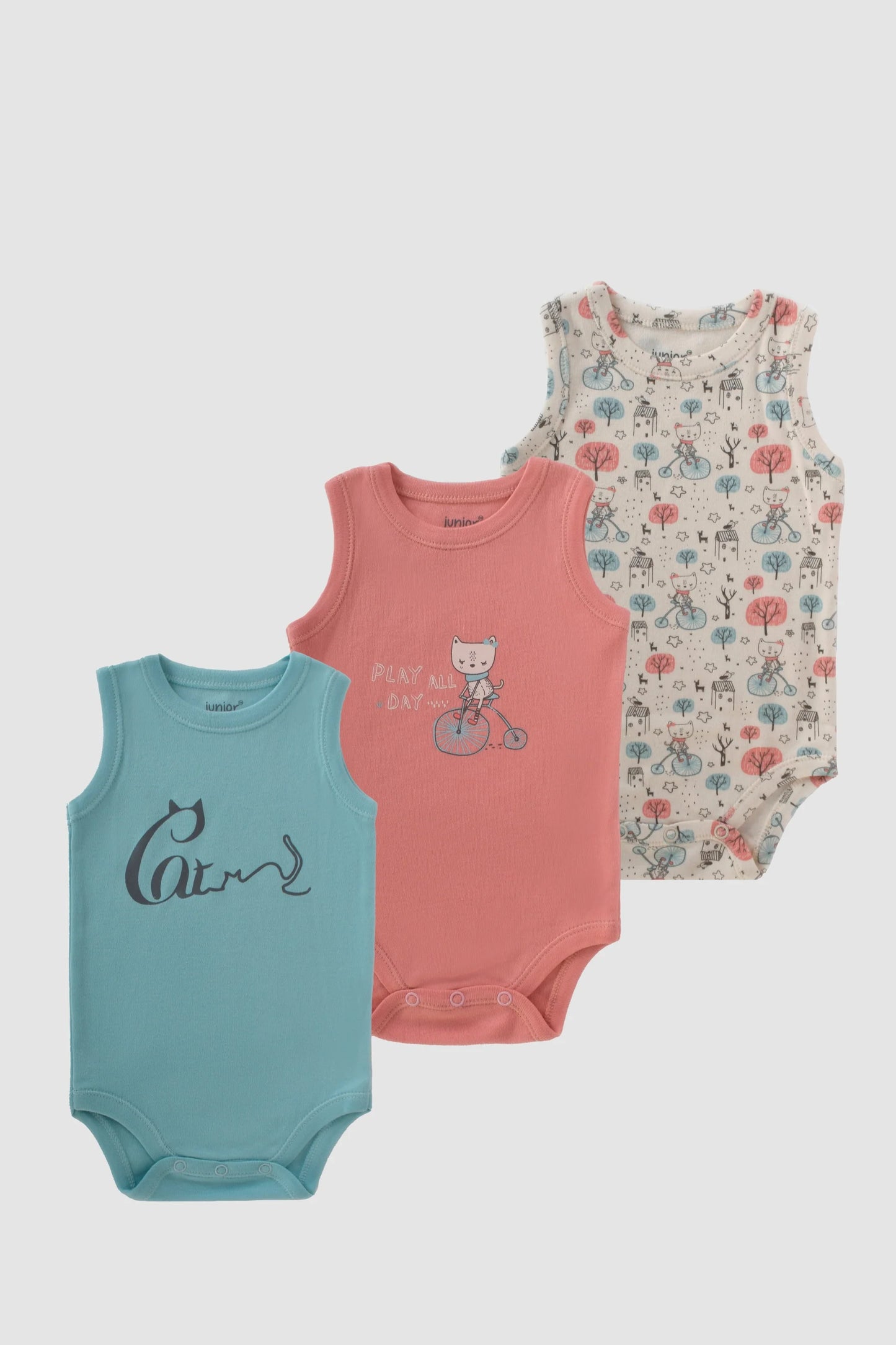 Printed Bodysuit Pack Of 3