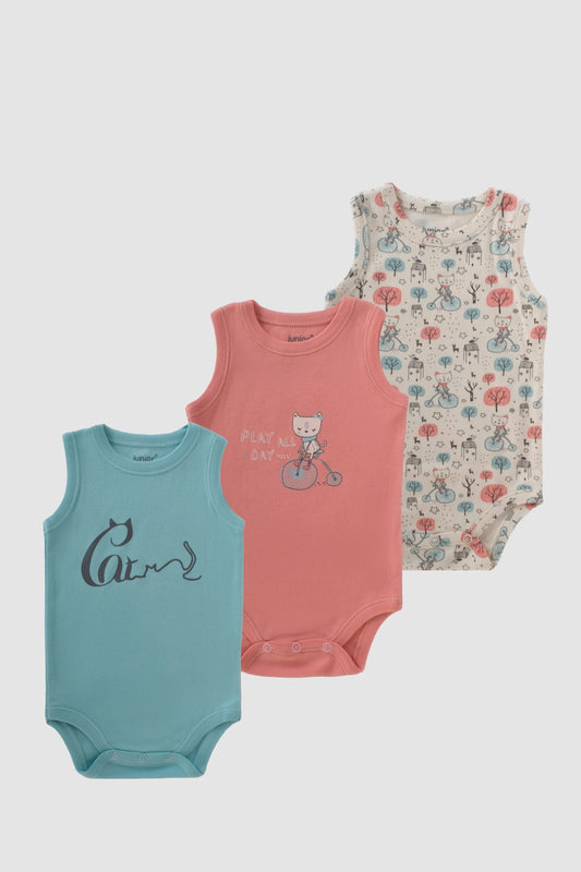 Printed Bodysuit Pack Of 3