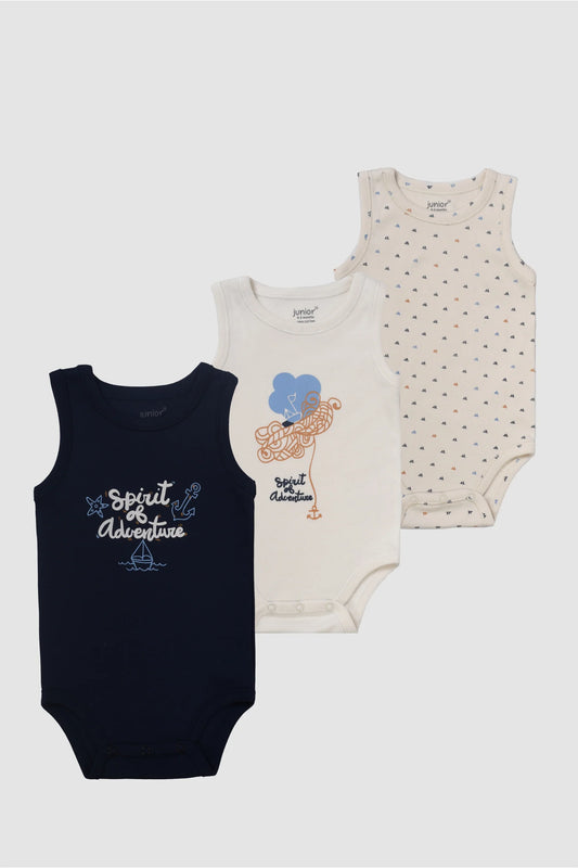 Printed Bodysuit Pack Of 3