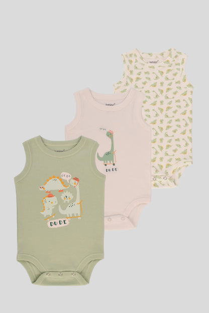 Printed Bodysuit Pack Of 3