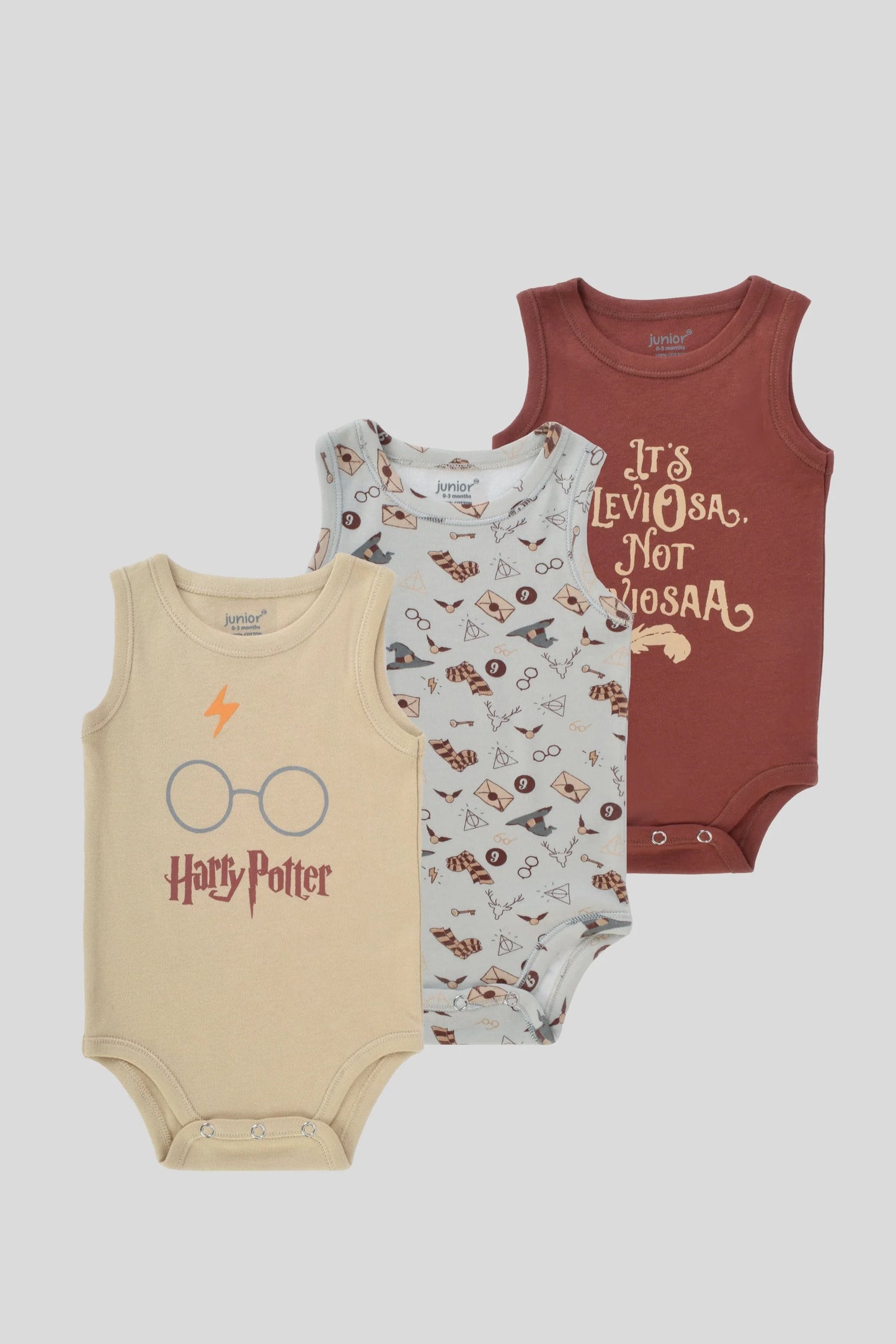 Printed Bodysuit Pack Of 3