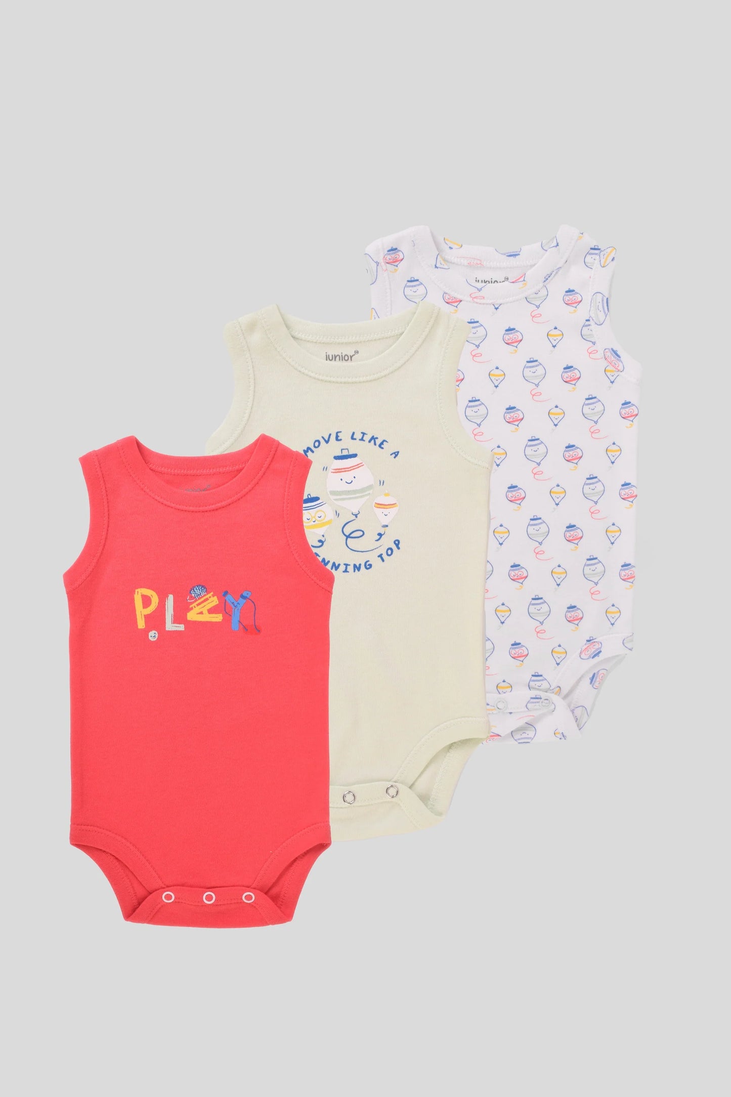 Printed Bodysuit Pack Of 3