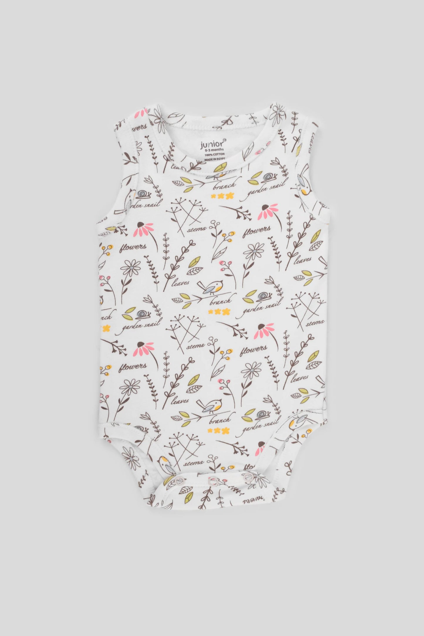 Printed Bodysuit Pack Of 3