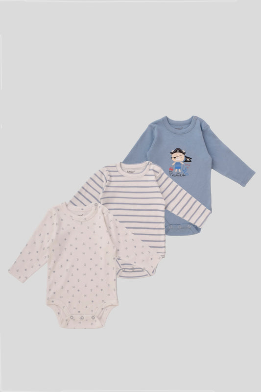 Printed Bodysuit Pack Of 3