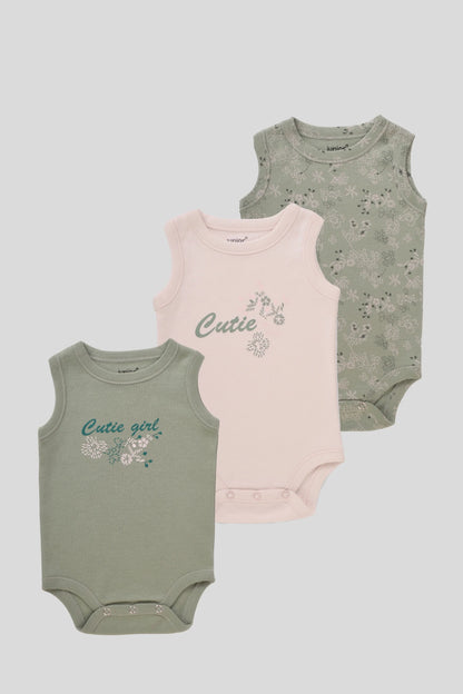 Printed Bodysuit Pack Of 3